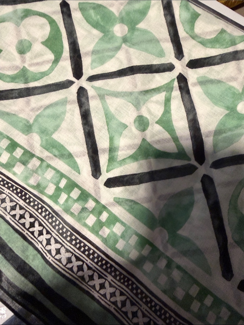 LOUIS VUITTON BY THE POOL MONOGRAM FLOWER TILE PAREO - Picture 6 of 7